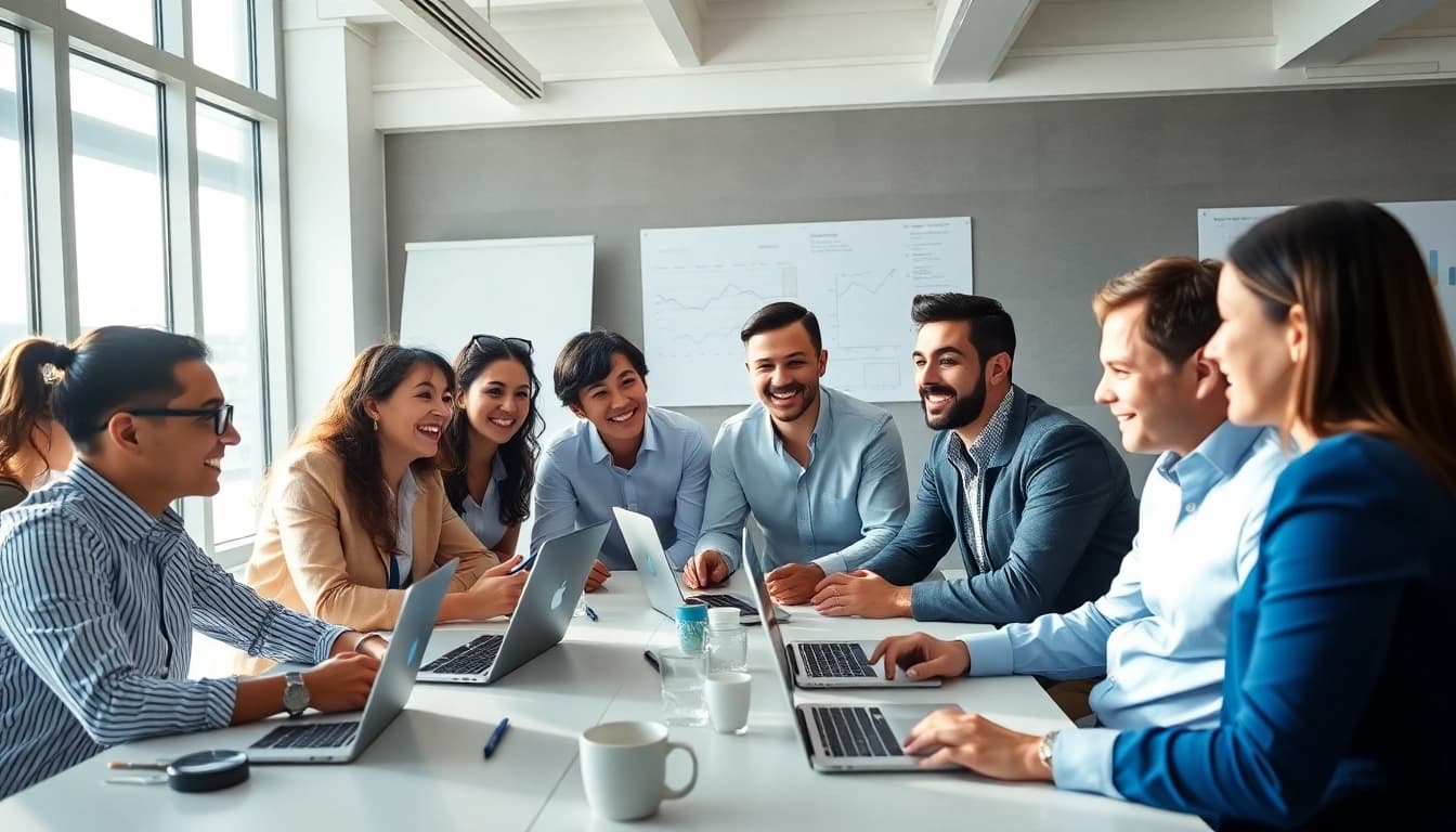 Collaborate with top platforms to hire sales professionals in a vibrant office