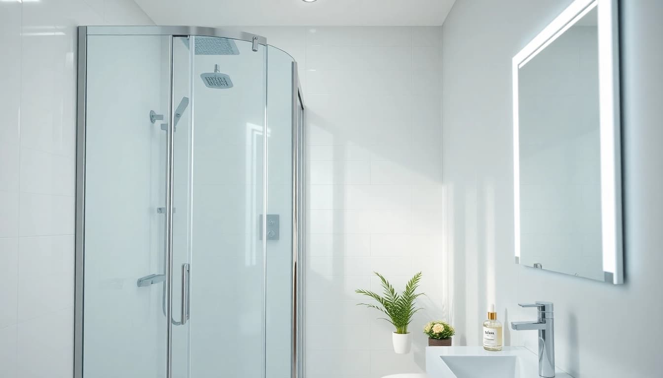 Visualiser les produits sirhona France dans une salle de bain moderne et élégante.