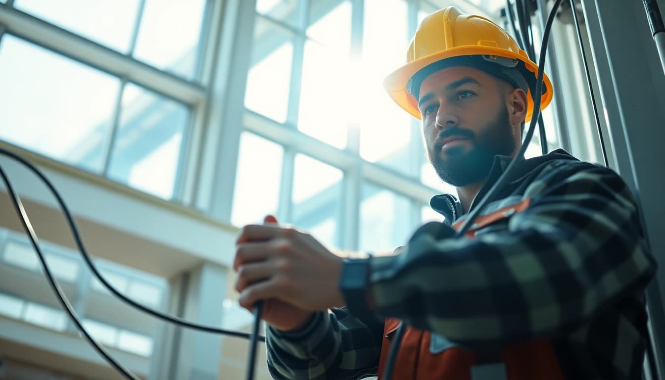 Explore the benefits of an electrician apprenticeship Hawaii with a professional at work.