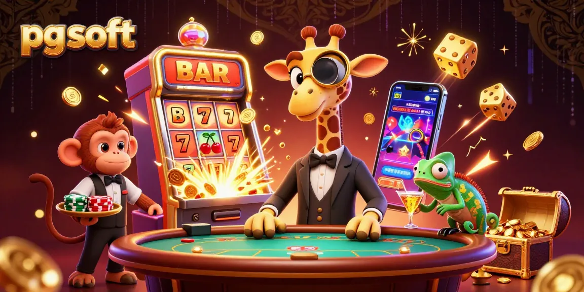 Spin and win with pg soft in an electrifying casino scene filled with jackpots and lively characters.