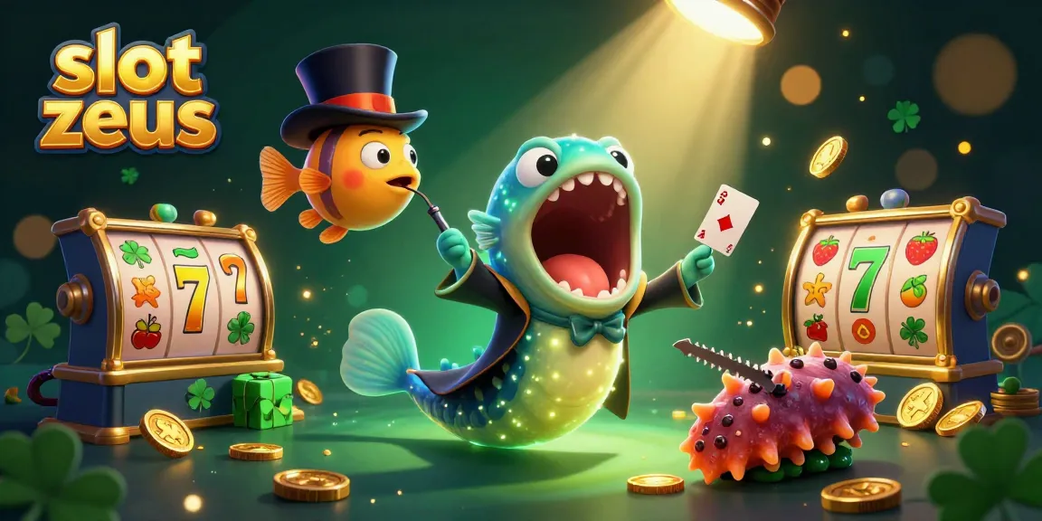 Play slot zeus with exciting jackpots and vibrant 3D characters in a magical casino scene.