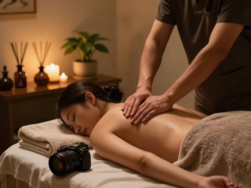 Relaxing massage experience at https://www.makangs.com/, showcasing a skilled therapist providing Swedish massage in a tranquil spa setting.