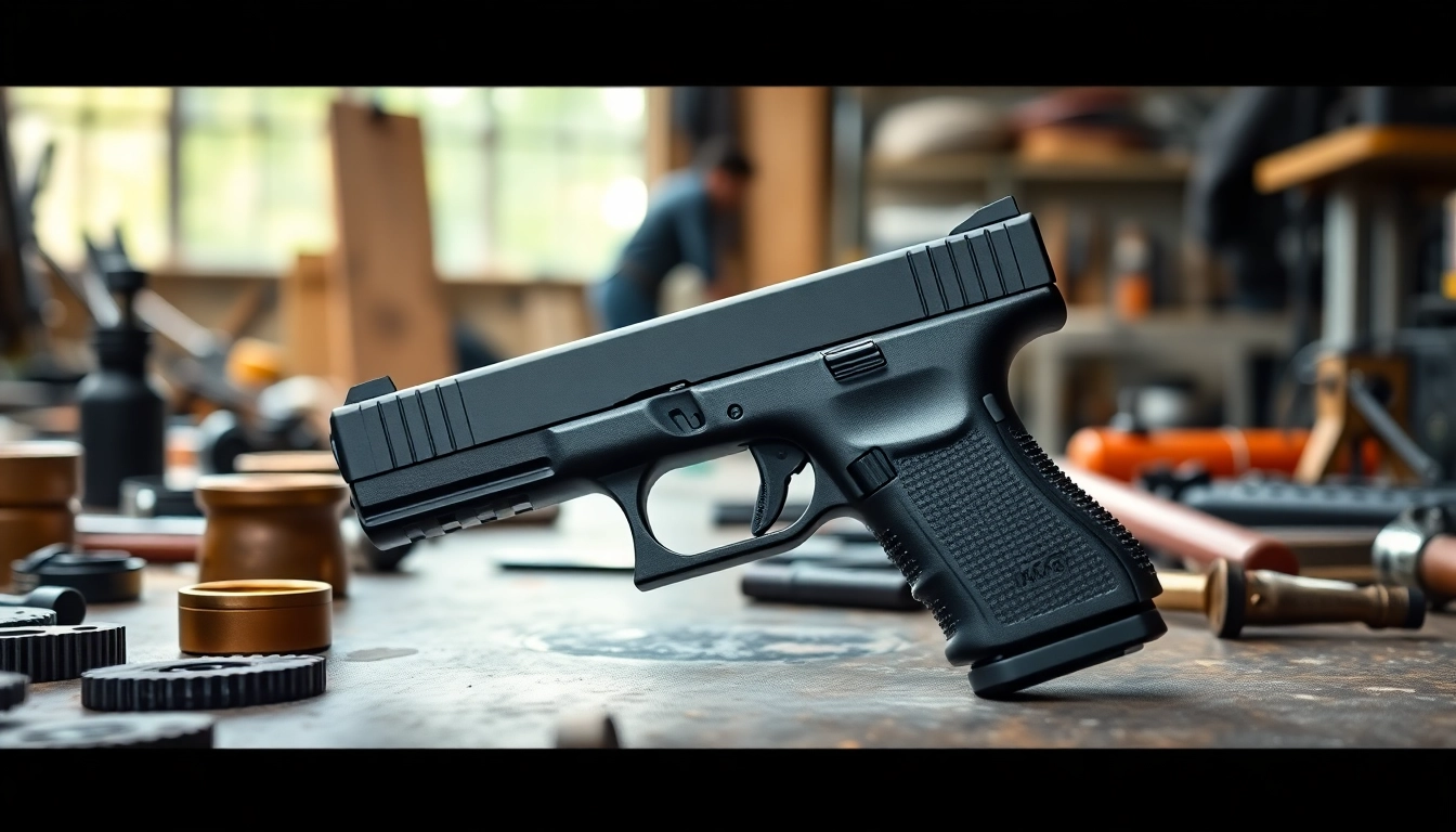 Shop the glock 17 slide for sale featuring a matte black finish and precision craftsmanship.