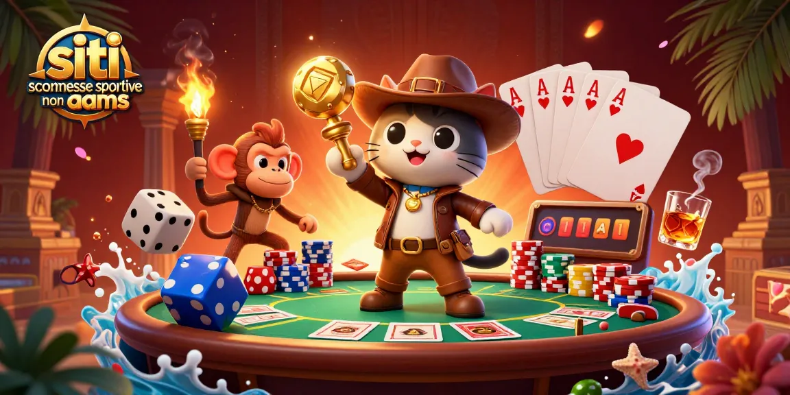 Scopri i migliori siti scommesse sportive non AAMS con avventurosi elementi da casinò.