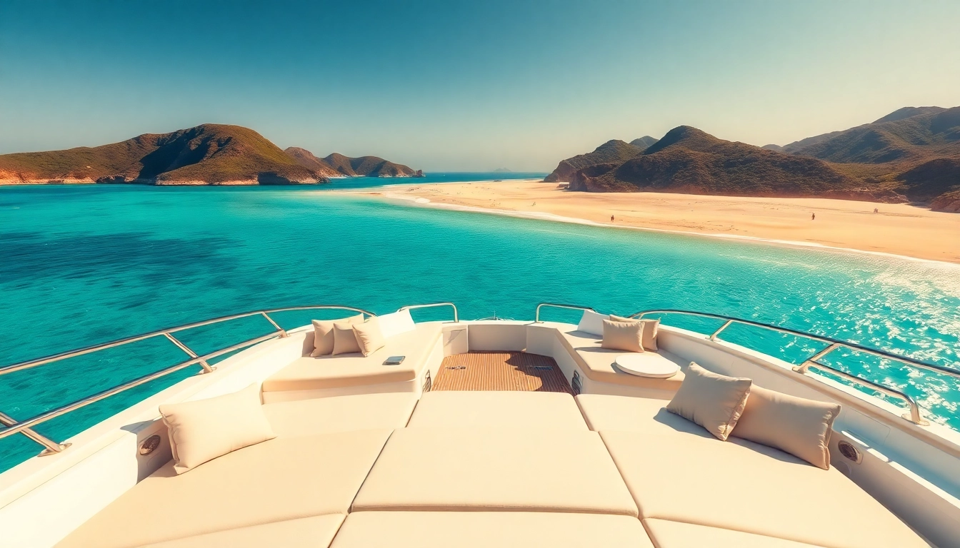 Experience Yacht rental Cabo prices on a stunning yacht against a beautiful coastal backdrop.