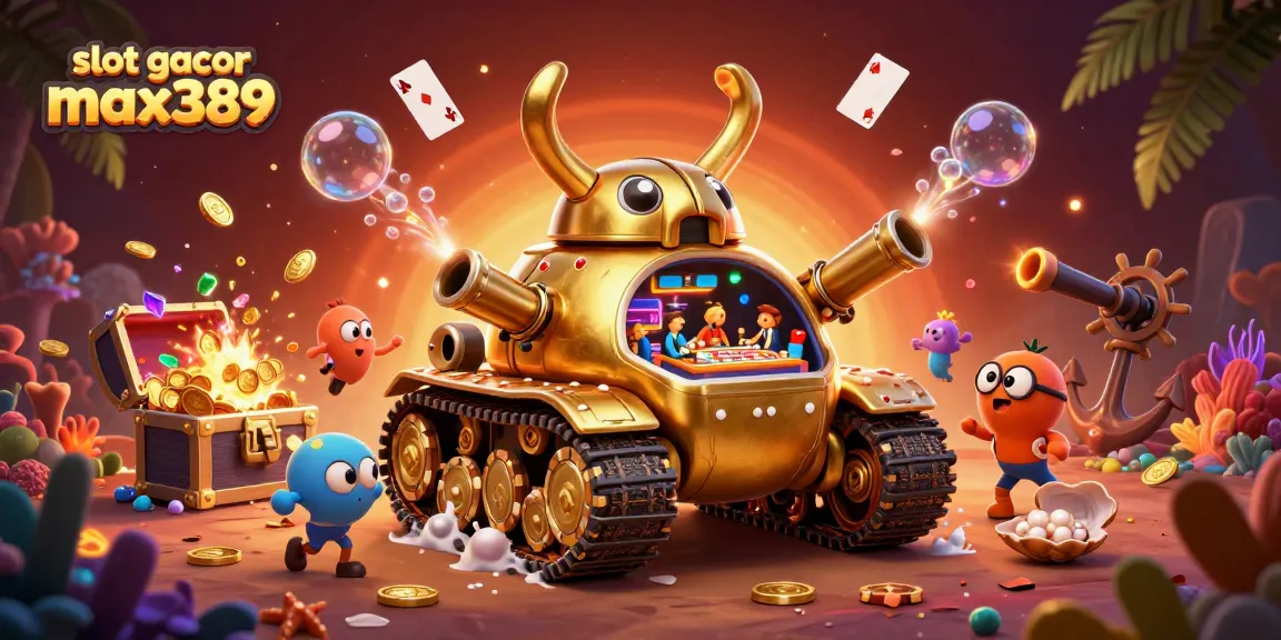 Menangkan slot gacor max389 dalam permainan kasino yang penuh gemerlap, dengan simbol keberuntungan dan bonus menarik.