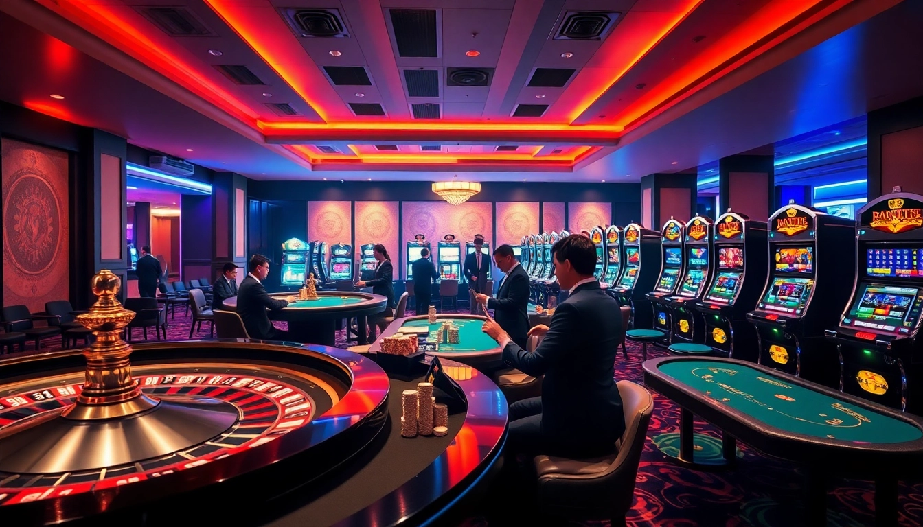Vivez l'excitation des meilleurs casinos en ligne 2026 avec des joueurs à enjeux élevés aux tables de jeu luxueuses.