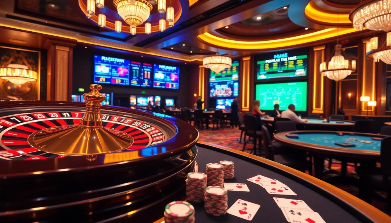 Experience the thrill of rebahin film with vibrant casino visuals showcasing excitement and winning moments.