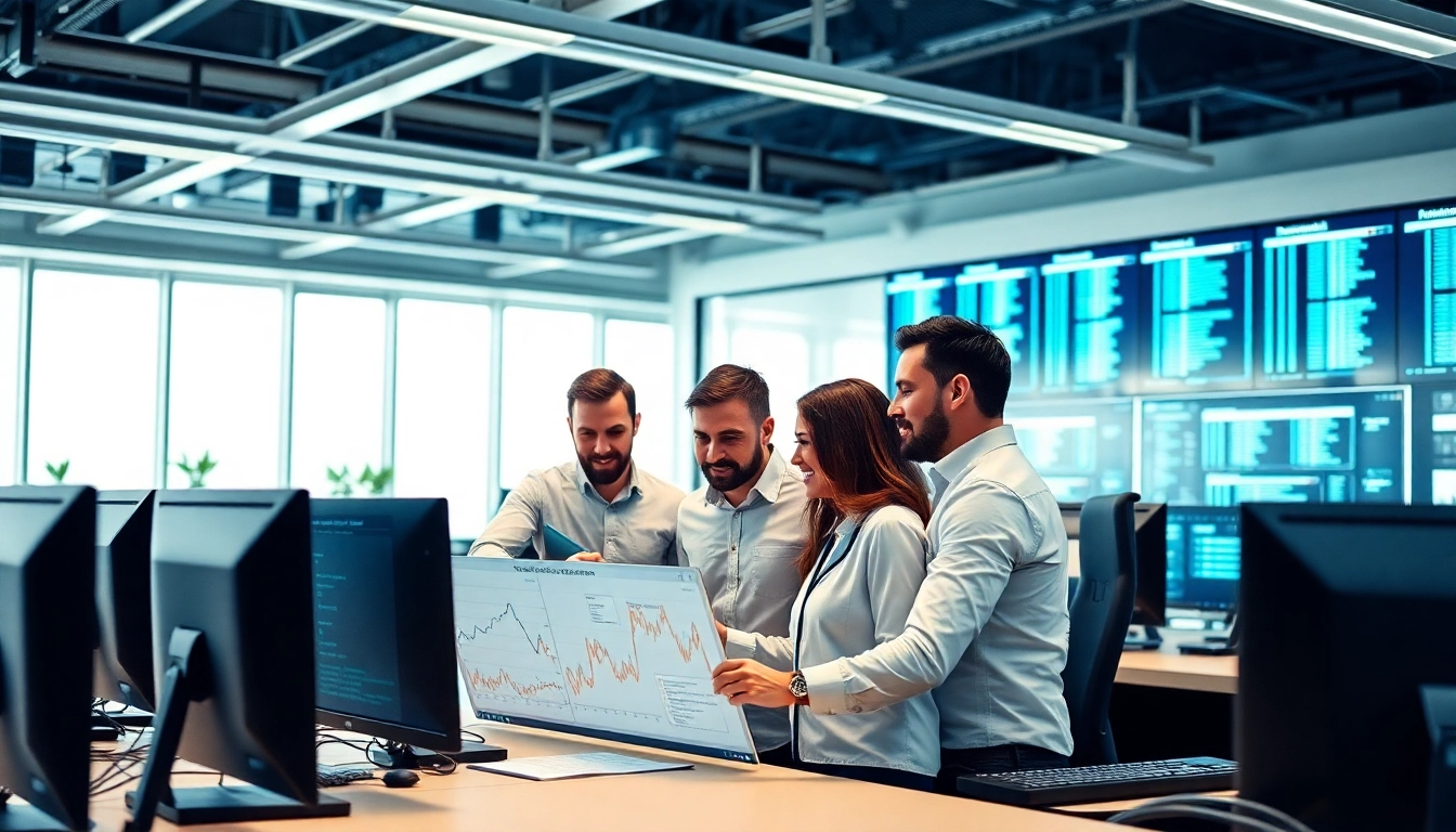 Enhance productivity with managed it services lakeland team collaborating in a modern office.
