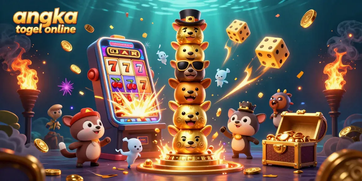 Engage in thrilling angka togel online with vibrant casino scenes bursting with excitement.