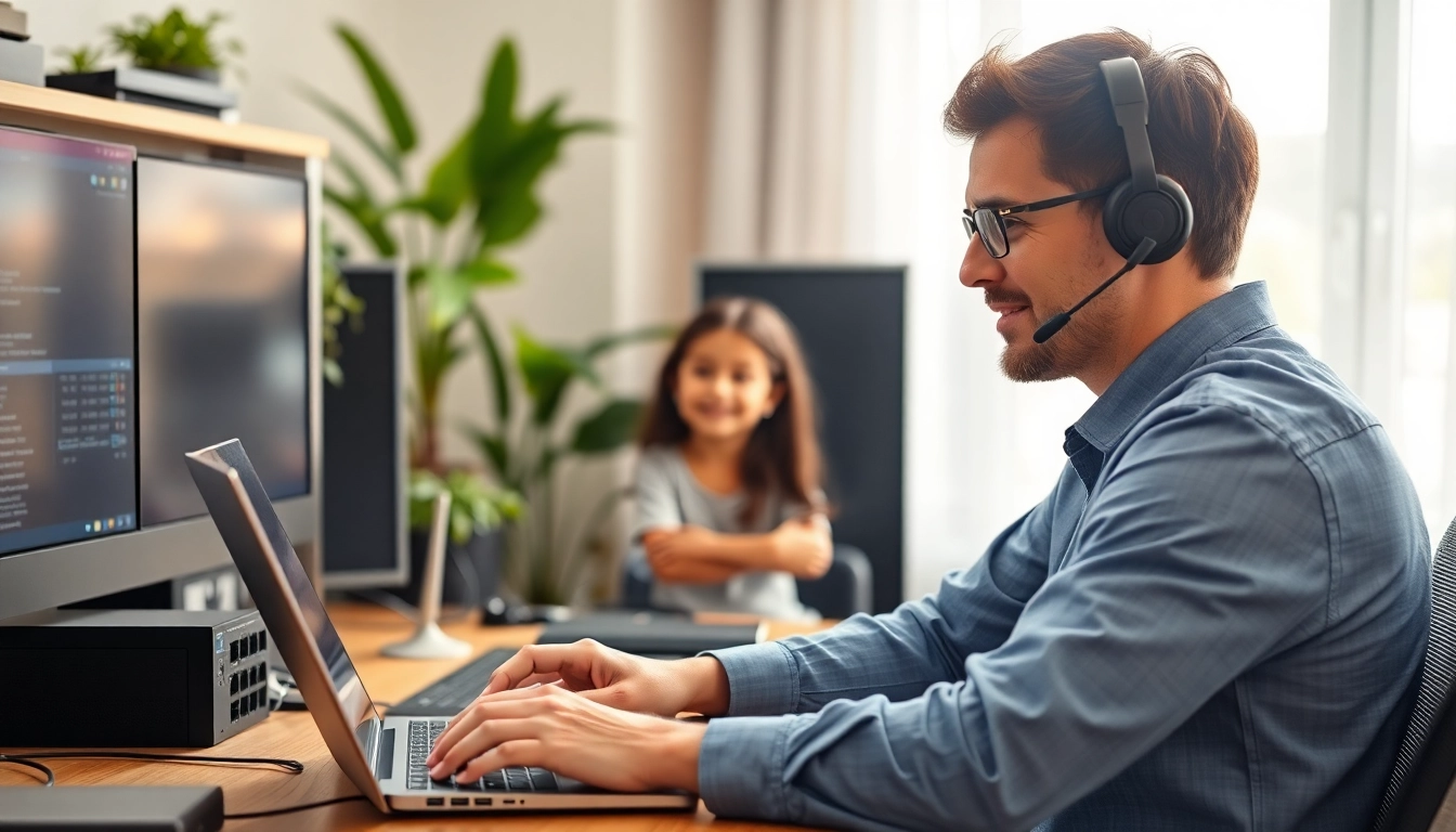 Delivering expert residential IT support in a warm home environment.