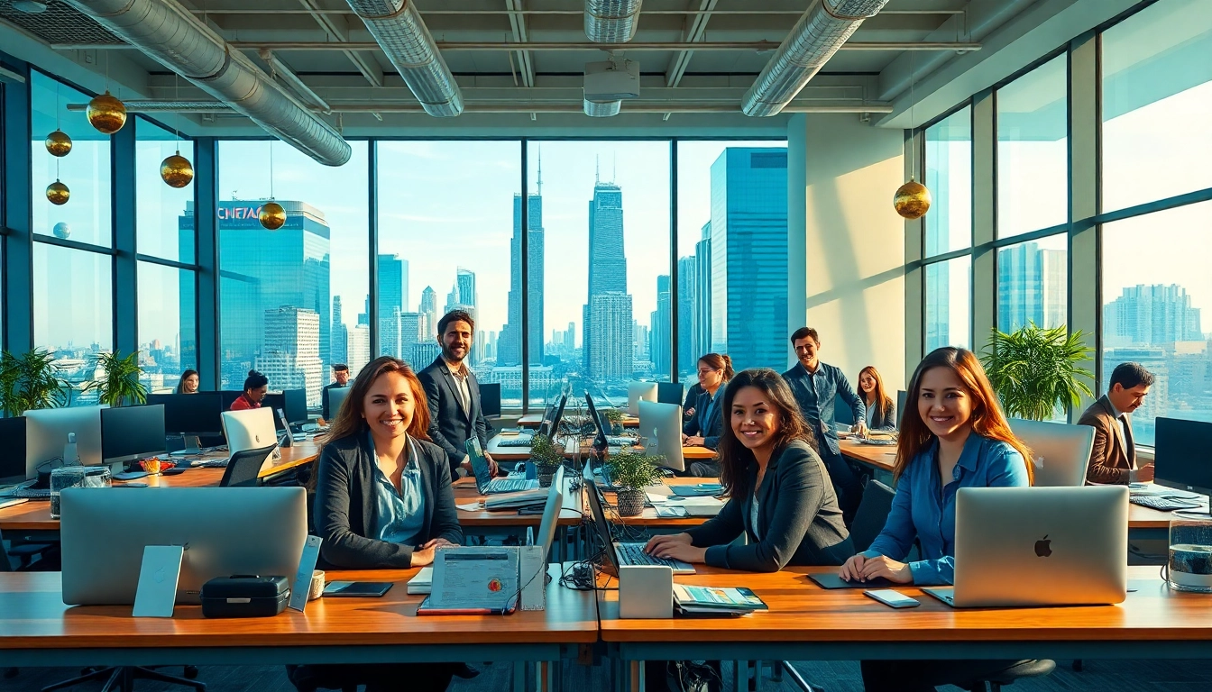 Post free job post chicago to attract candidates in a lively Chicago office scene.