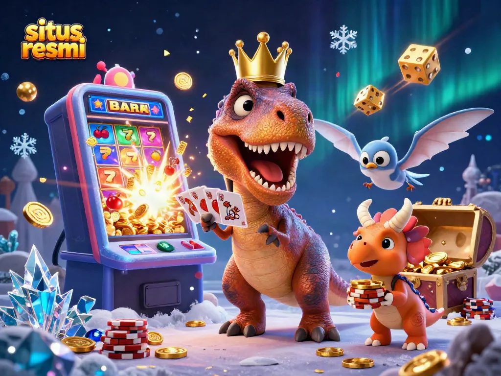 Experience thrilling gameplay at situs resmi featuring engaging 3D characters and vibrant casino game elements.