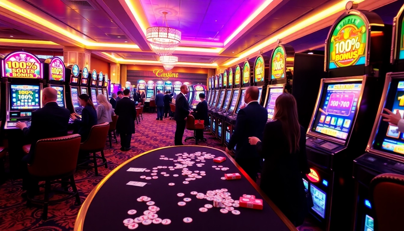 Menang di mesin slot dengan promosi bonus slot 100 persen, kegembiraan, dan tampilan yang hidup.