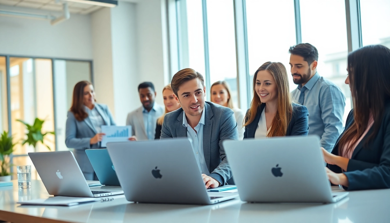 SEO Agency Clearwater collaborating in a modern office to create impactful digital strategies.
