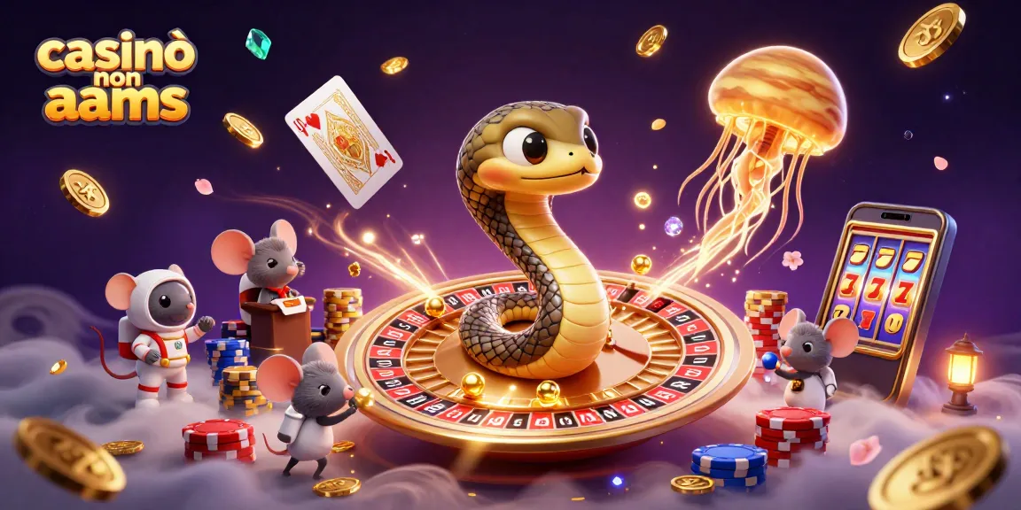 Gioca nei casinò non aams con personaggi divertenti in una scena vibrante e colorata.