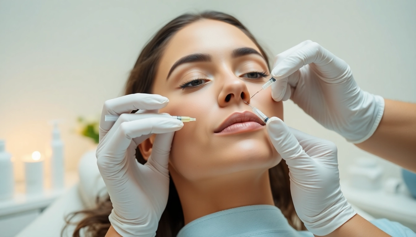 Administering Botox Nyack in a professional spa environment, highlighting aesthetic care and tranquility.