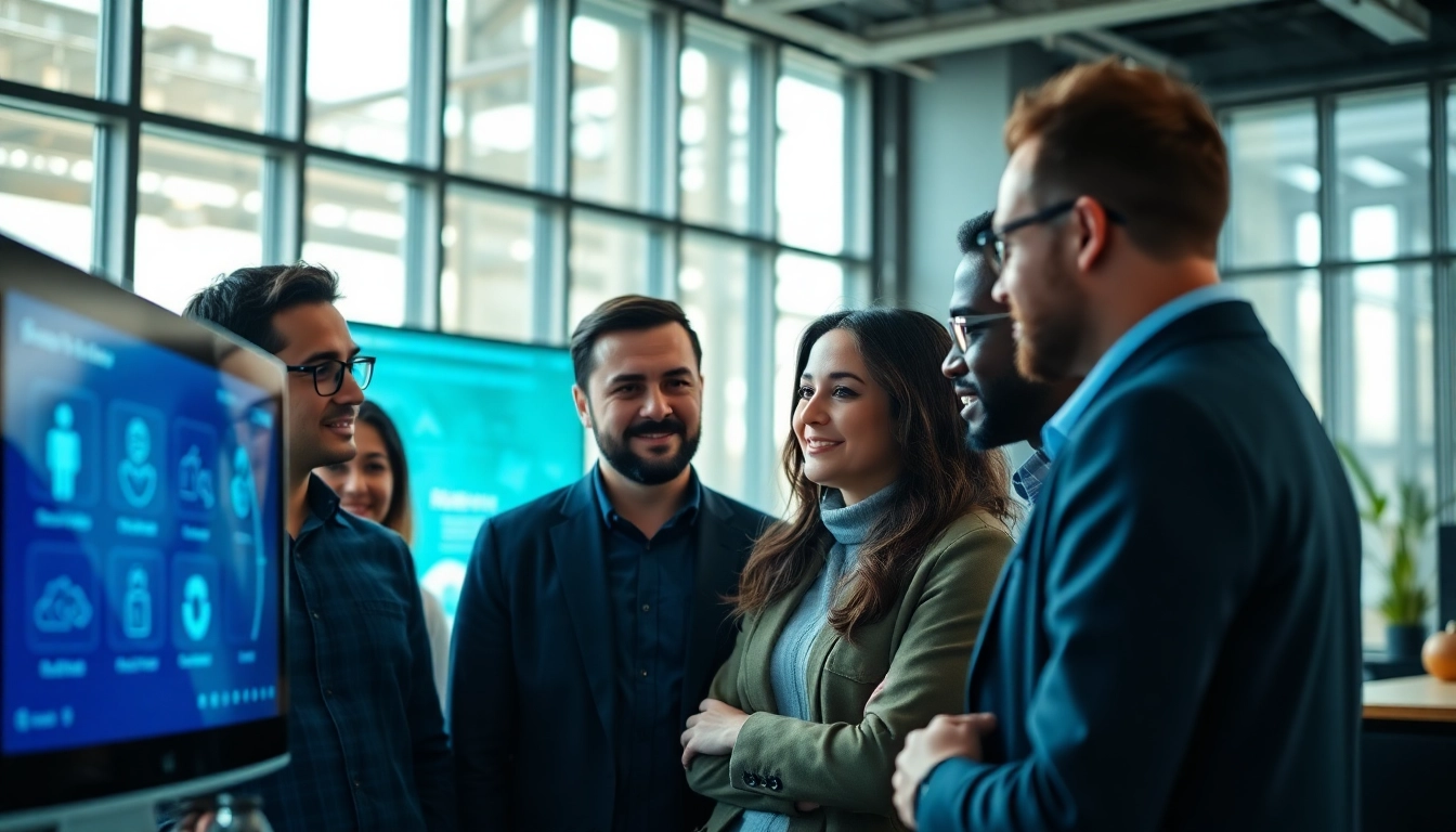 Enhance productivity with the enterprise assistant platform in a collaborative office setup.