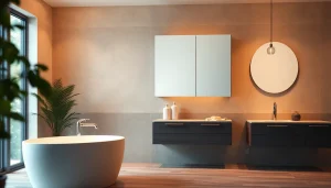 Entdecken Sie den sonni Spiegelschrank mit modernem Design und funktionalen Details im Badezimmer.