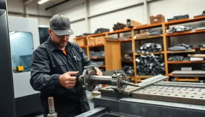 Showcase of custom steel fabrication in a professional workshop with skilled artisans and machinery.