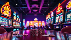 Permainan slot Istana777 Situs yang menampilkan suasana kasino online yang menarik dan penuh warna.