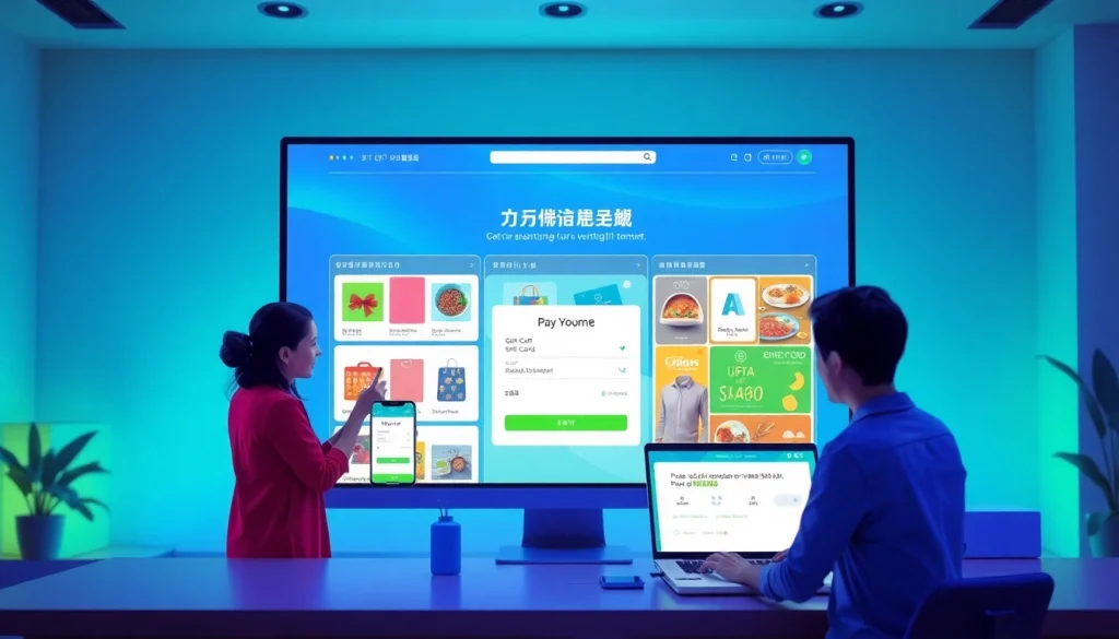 다양한 사용자가 상품권 거래에 참여하는 현대의 디지털 마켓플레이스에서 선보이는 상품권소액결제.