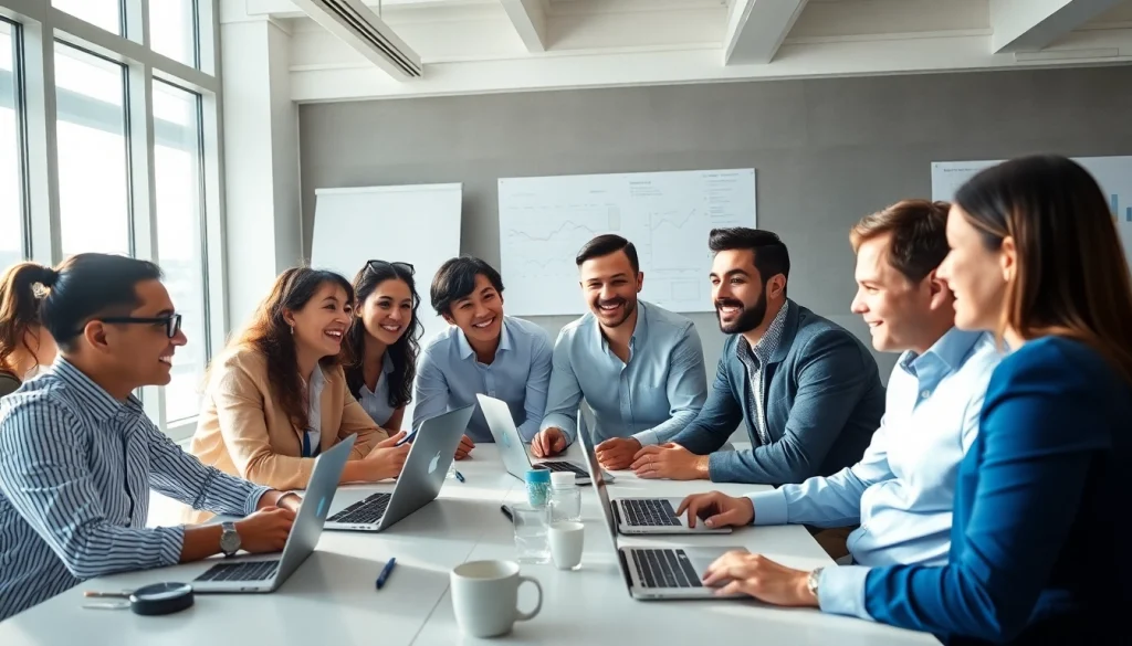 Collaborate with top platforms to hire sales professionals in a vibrant office