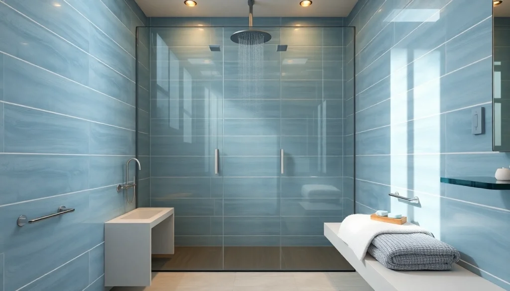 Refreshing shower uk experience in a modern bathroom with elegant design elements.