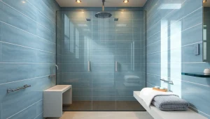 Refreshing shower uk experience in a modern bathroom with elegant design elements.