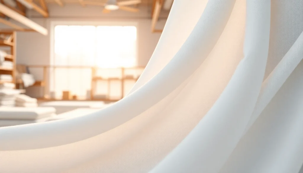 Verken hydrofiel katoen met een mooie textuur in een textielatelier.