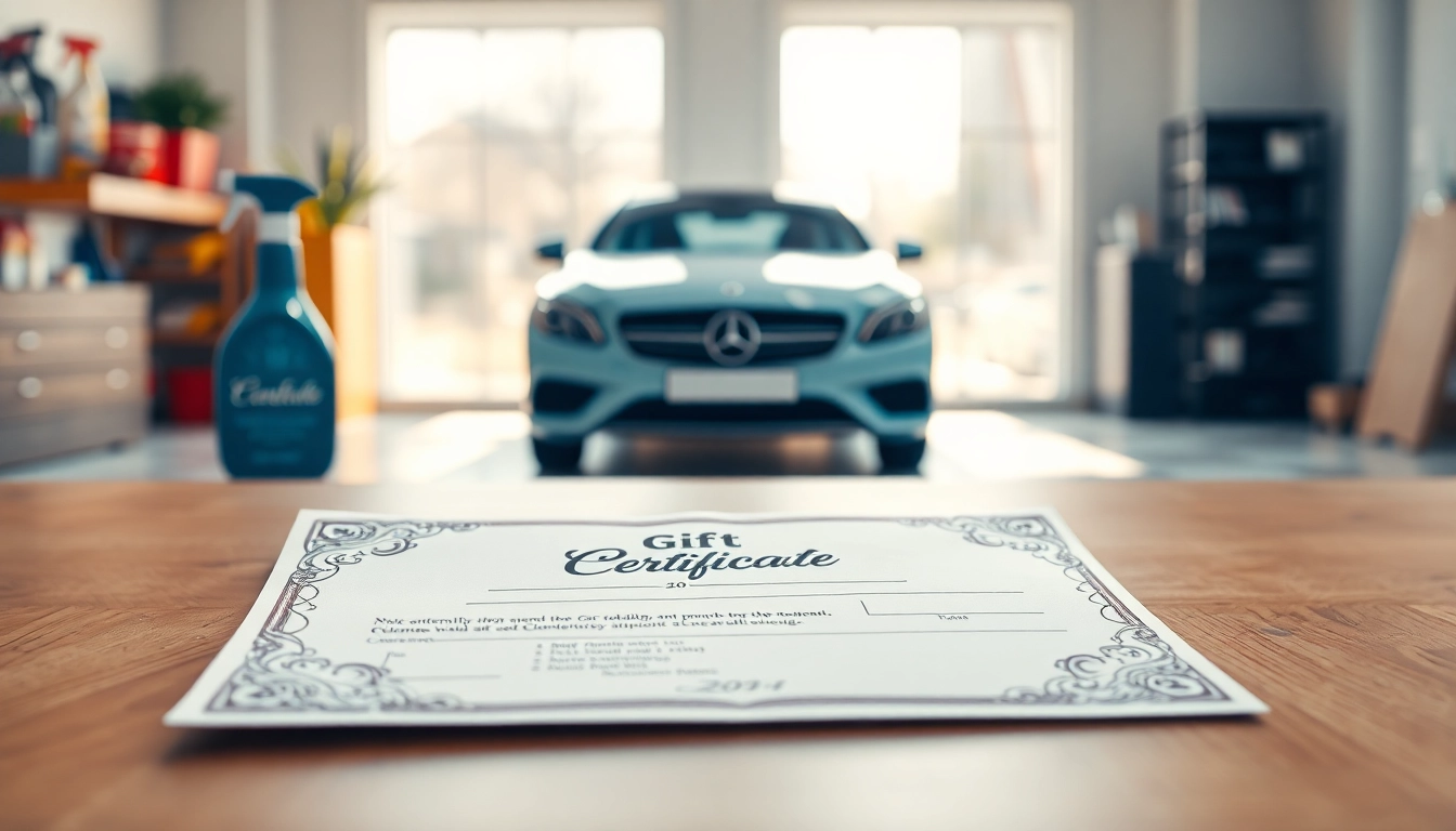 Give the Gift of Shine: Car Detailing Gift Certificate
