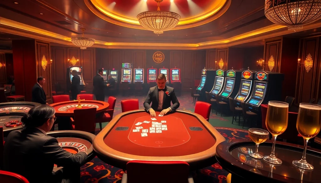 Ressentez l'excitation au meilleur casino en ligne 2026 avec des tables de poker vibrantes et des roues de roulette.