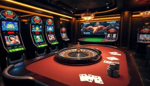 Vivez l'excitation au meilleur casino en ligne 2026 avec des machines à sous luxueuses et une roue de roulette engageante.