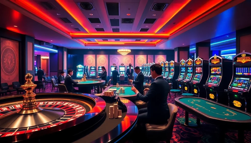 Vivez l'excitation des meilleurs casinos en ligne 2026 avec des joueurs à enjeux élevés aux tables de jeu luxueuses.