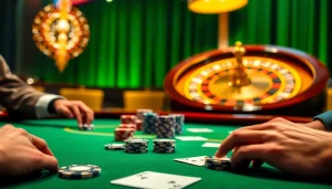 Découvrez l'excitation du meilleur casino en ligne 2026 avec du poker à enjeux élevés et des visuels de jeu luxueux.