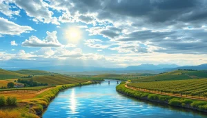 Check clarksburg ca weather with a vibrant illustration showing varied conditions in Clarksburg.