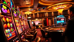Experience the excitement of situs slot gacor with vibrant slot machines and a thrilling casino atmosphere.