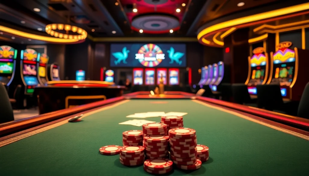 Vivez l'excitation au meilleur casino en ligne 2026 avec des tables de poker et de roulette vibrantes.