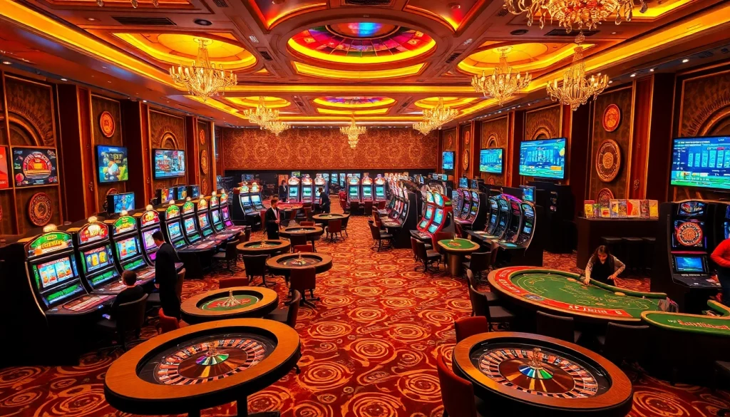 Vivez le frisson du meilleur casino en ligne 2026 avec des tables de jeu glamoureuses, des lumières vibrantes, et des interfaces en ligne engageantes.